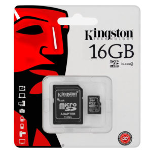 KINGSTON 16GB MICRO SD MEMORY CARD