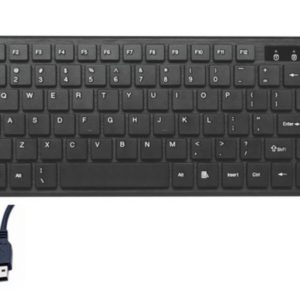 R8 Electronics Wired USB Ultra Slim Keyboard for Windows, Mac and Other Applications