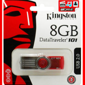 KINGSTON 8GB USB MEMORY STICK PEN FLASH DRIVE CARD SWIVEL DATATRAVELER