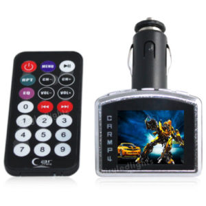 1.8" In-Car FM Radio Transmitter MP3 MP4 Video Player SD MMC USB Remote Control