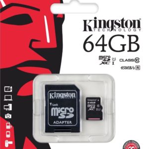 KINGSTON 64GB MICRO SD MEMORY CARD (Genuine)