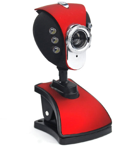 12 Megapixel USB Webcam & Microphone with LED for PC Laptop Skype Yahoo MSN Mic