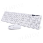 2.4G Slim White Wireless Keyboard And Mouse Set for Apple Mac PC/Laptop Nano USB