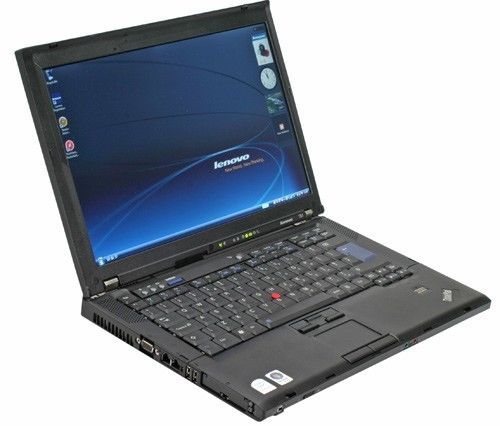 IBM LENOVO T61 LAPTOP CORE2DUO 1.8GHZ 2GB 80GB CDRW/DVD WIFI WARRANTY