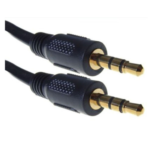 3.5mm Jack to 3.5mm Jack Audio IPOD AUX MP3 Cable PC TV Sound Card Car